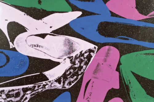 Andy Warhol, Shoes with diamond dust 11.254 (from the portfolio of 5 screenprints), 1980