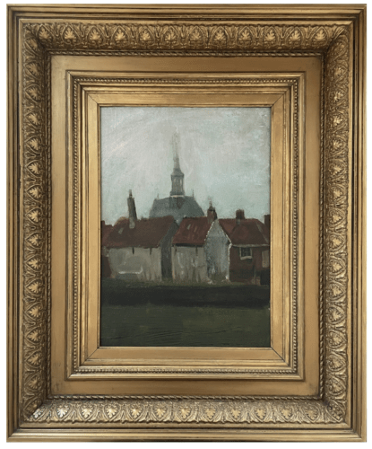 Vincent Van Gogh, The New Church and Old Houses in The Hague, c. 1883
